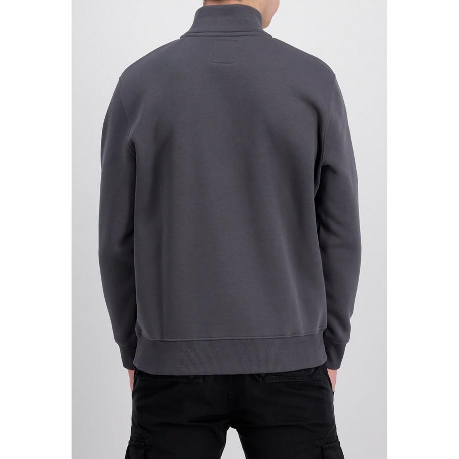 Alpha Industries Half Zip Sweater SL Col Montant  
