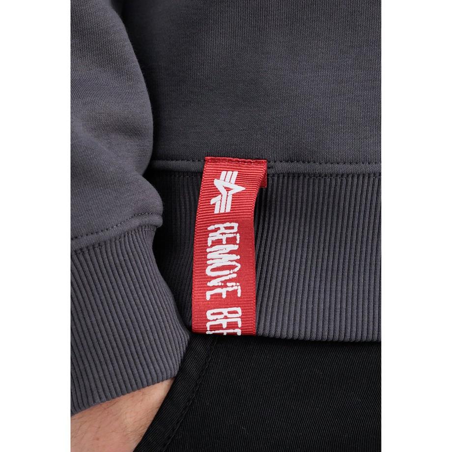 Alpha Industries Half Zip Sweater SL Col Montant  