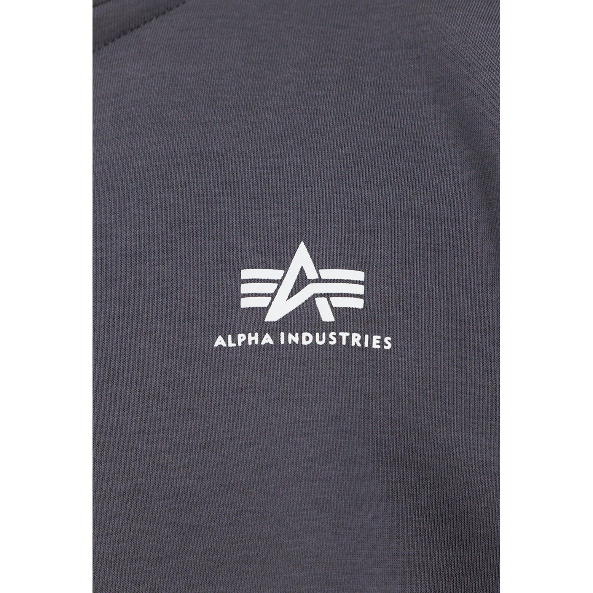 Alpha Industries Half Zip Sweater SL Col Montant  