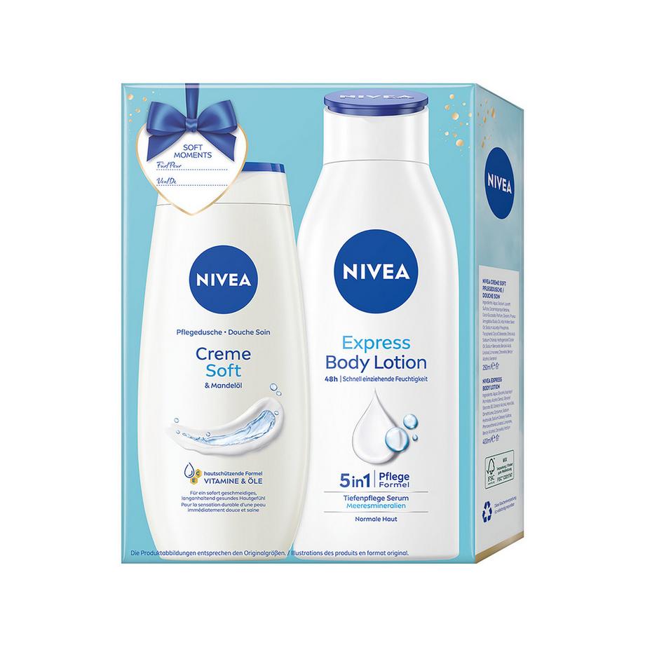 NIVEA  Geschenkset Soft Moments 