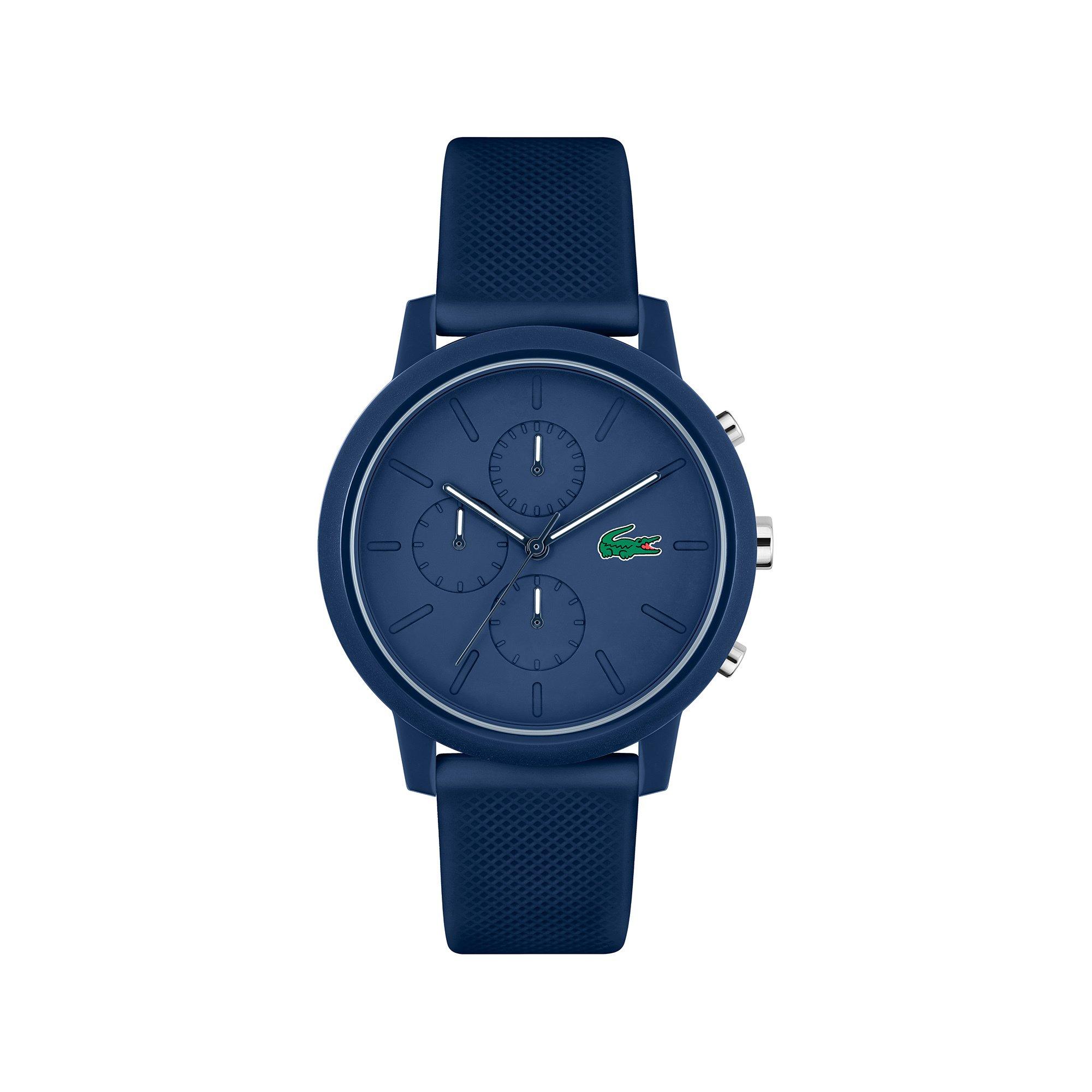Image of Chronograph Uhr Damen Blau 43mm