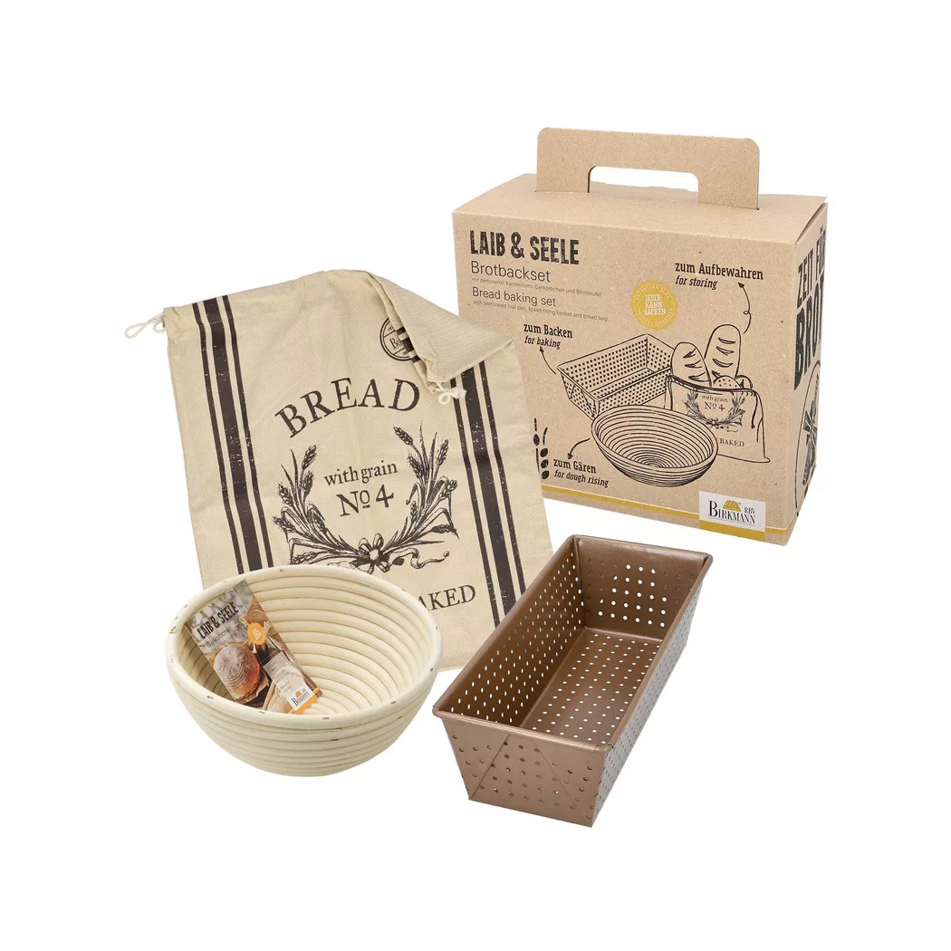 BIRKMANN - Brotback-Set, Set, Braun
