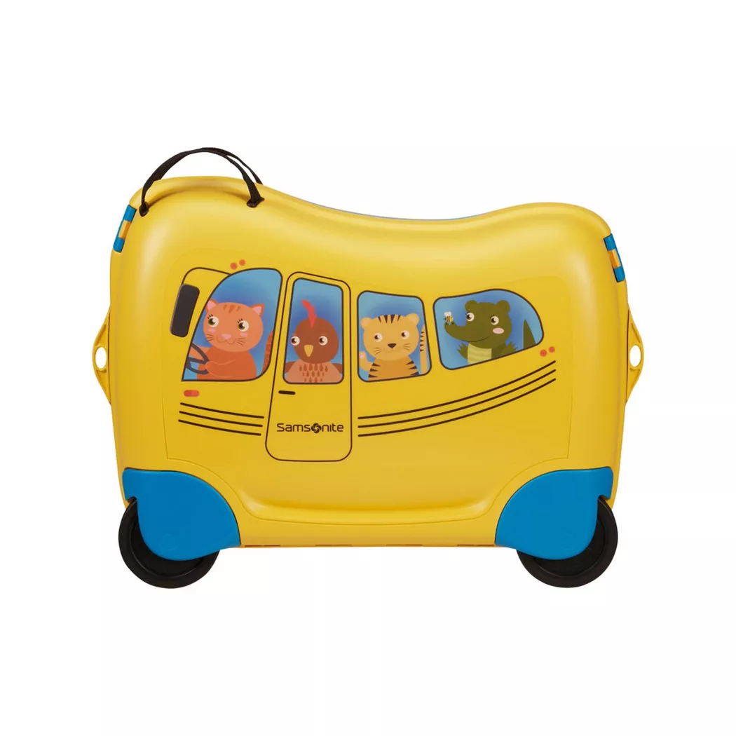 Samsonite Kinder Trolley mit vier Rollen DREAM2GO School Bus gelb baby
