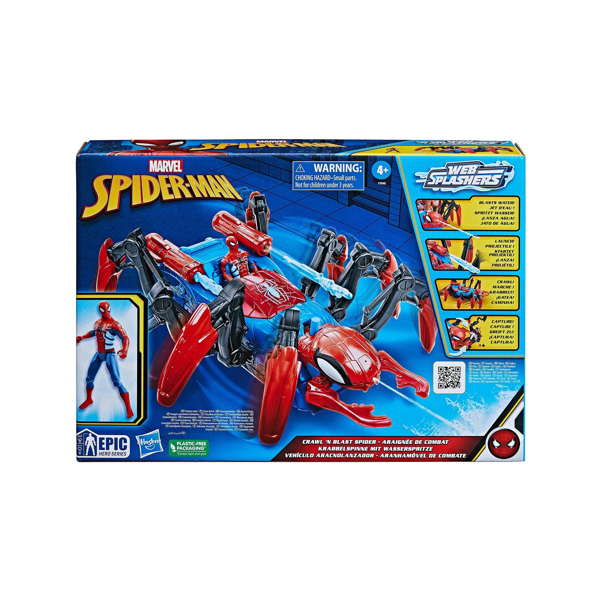 Hasbro  Marvel Spider-Man Krabbelspinne mit Wasserspritze 