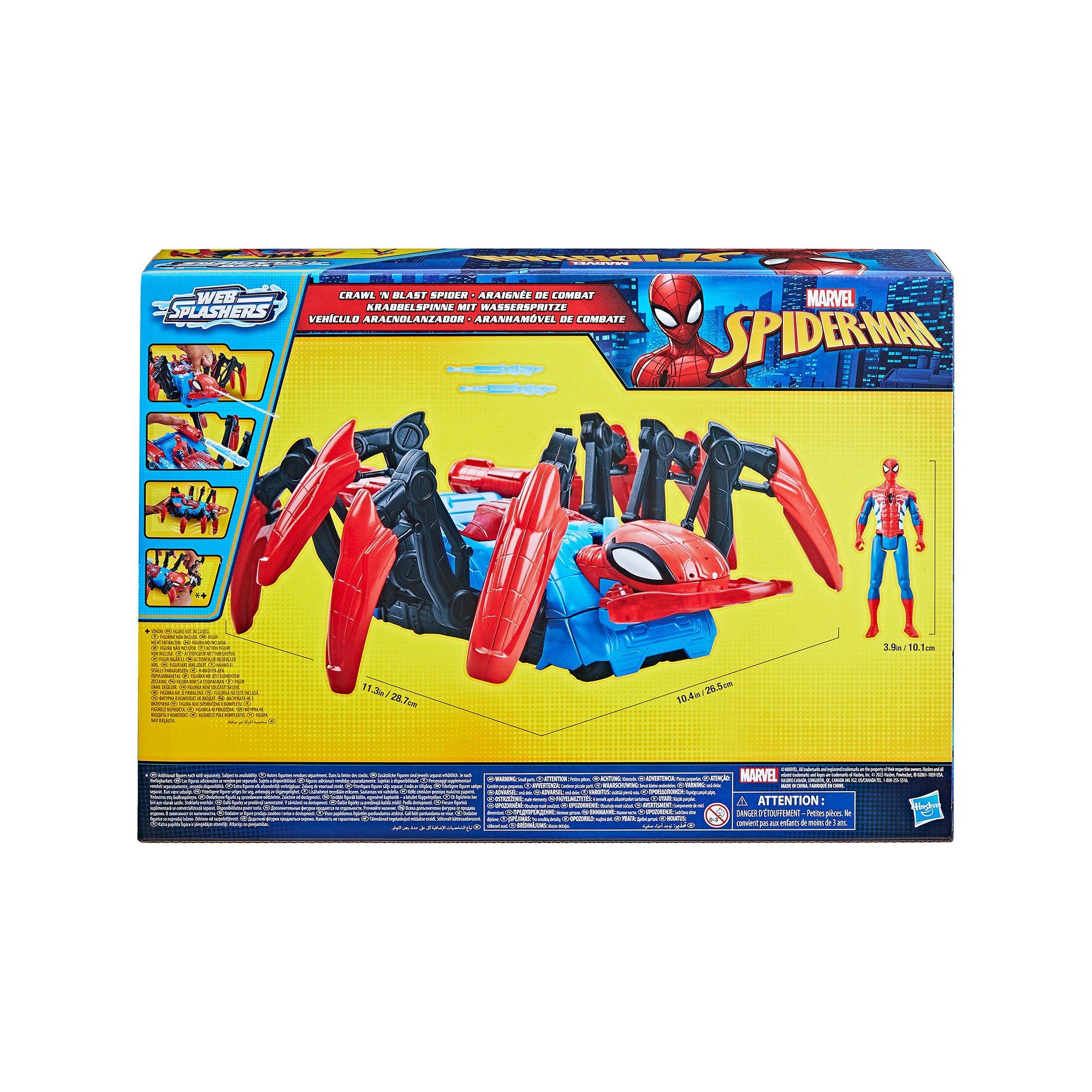 Hasbro  Marvel Spider-Man Krabbelspinne mit Wasserspritze 