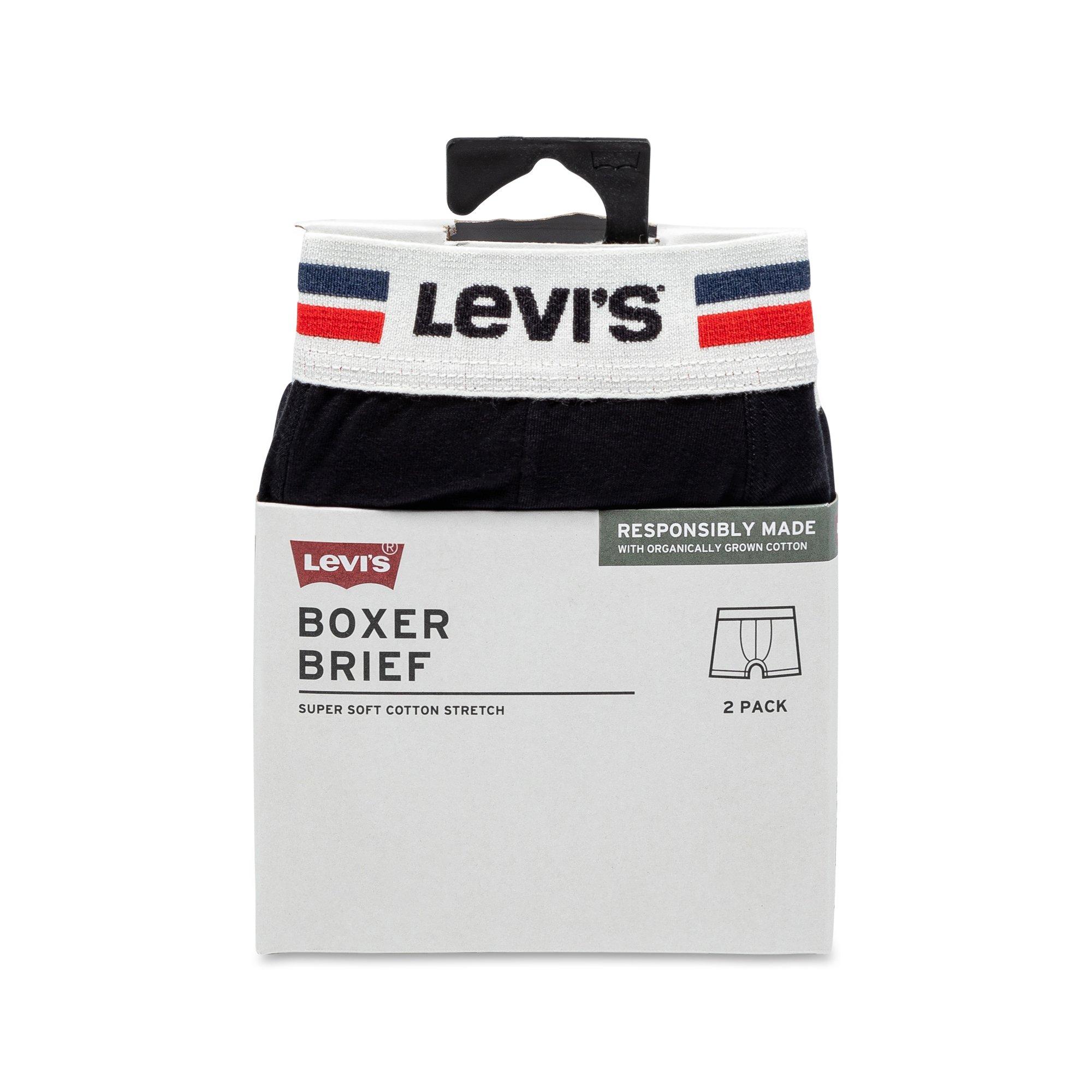 Levi's® LEVIS MEN PLACED SPRTSWR LOGO BOXER BRIEF ORG 2P Lot de 2 boxers 