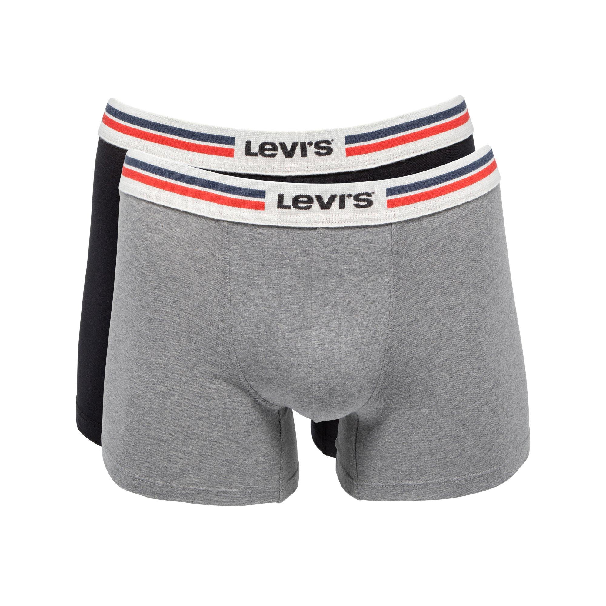 Levi's® LEVIS MEN PLACED SPRTSWR LOGO BOXER BRIEF ORG 2P Culotte, 2-pack 