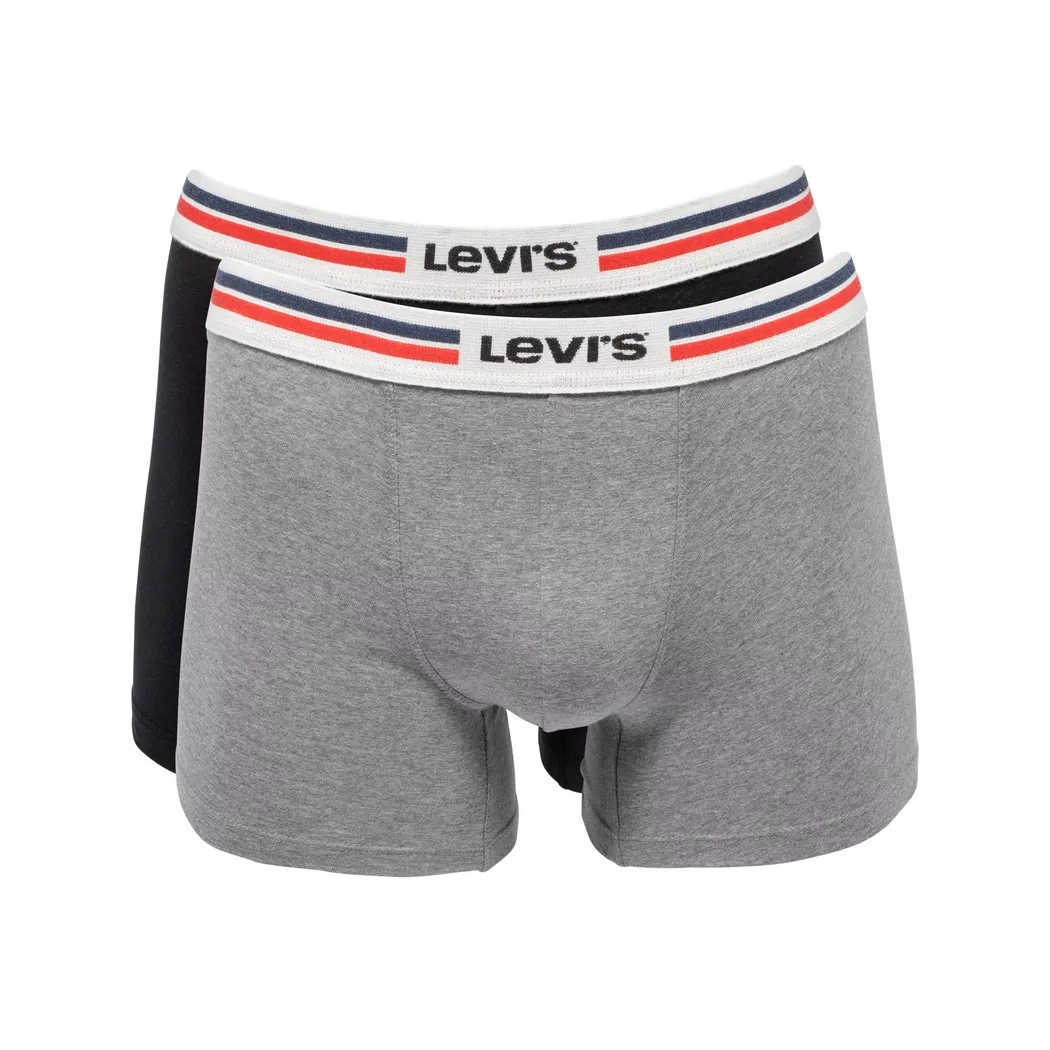 Levi´s Underwear Boxers 701222843 2 Unités Middle Grey Melange XL Homme