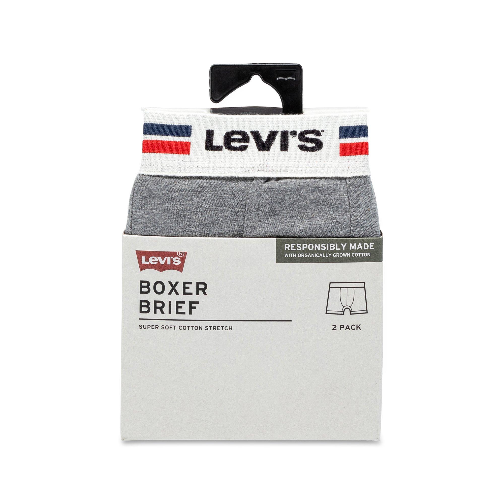 Levi's® LEVIS MEN PLACED SPRTSWR LOGO BOXER BRIEF ORG 2P Duopack, Pantys 