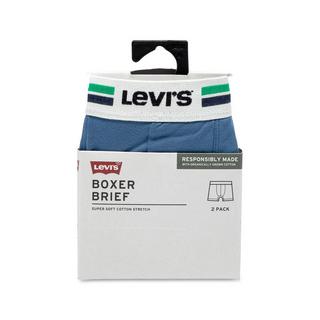 Levi's® LEVIS MEN PLACED SPRTSWR LOGO BOXER BRIEF ORG 2P Duopack, Pantys 