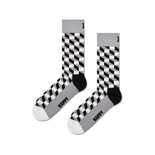 Happy Socks Filled Optic Wadenlange Socken  