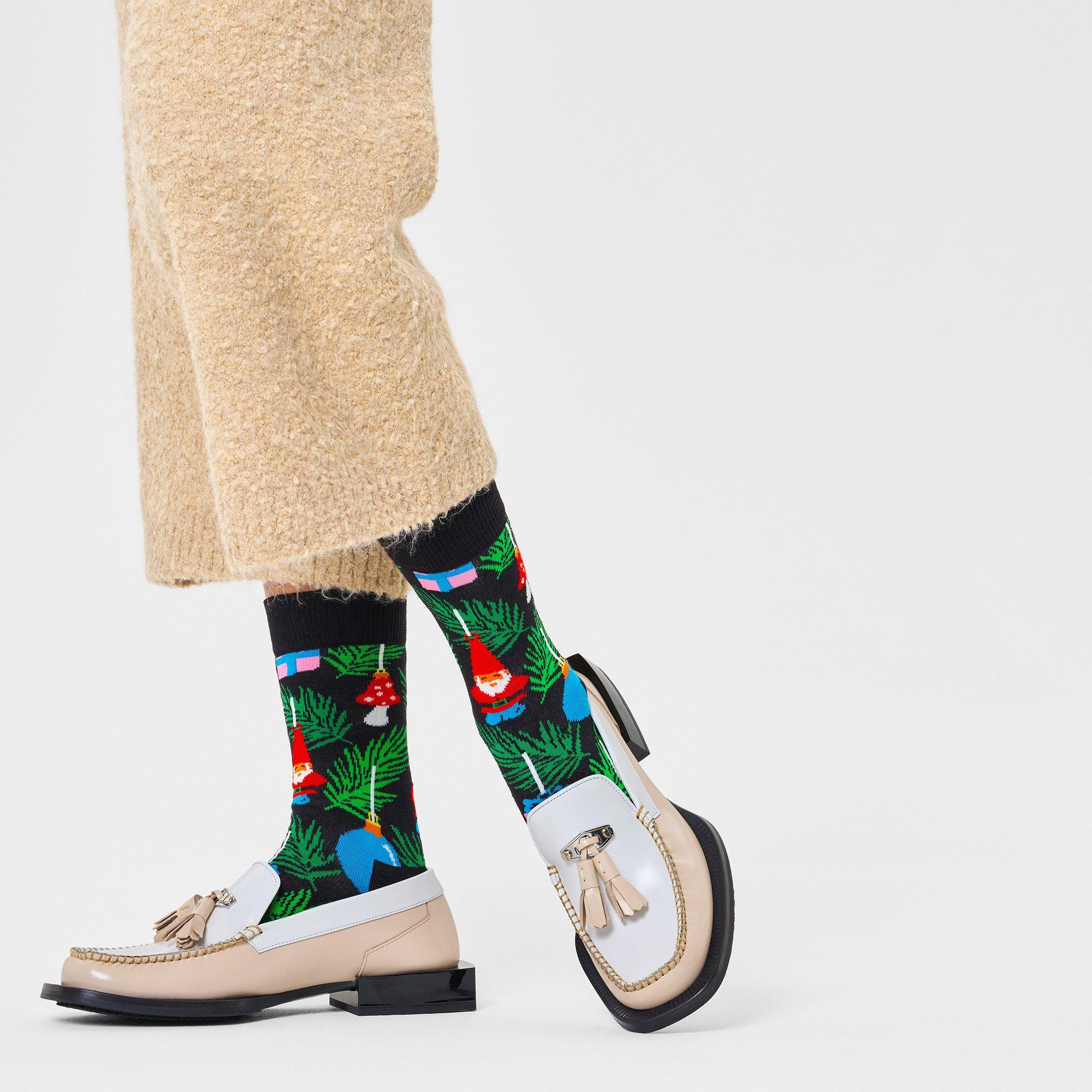 Happy Socks Christmas Tree Decoration Sock Chaussettes hauteur mollet 