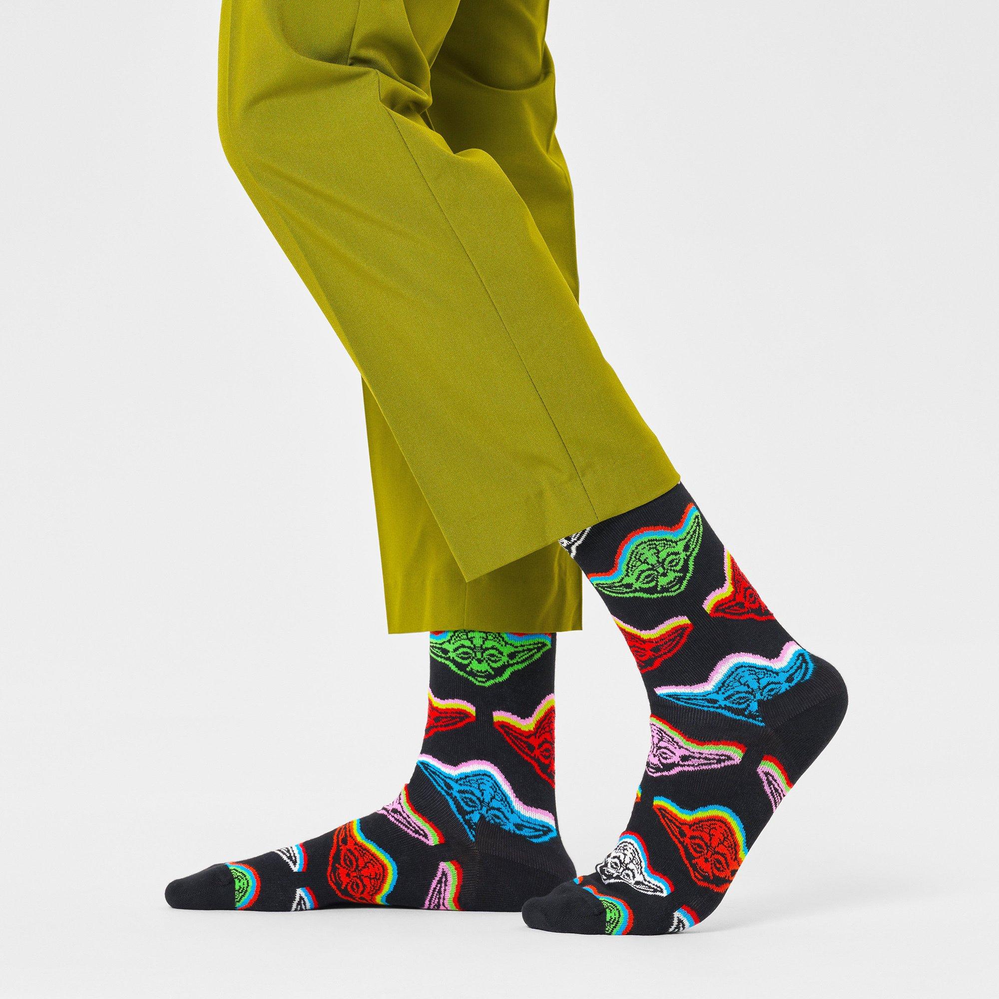 Happy Socks Star Wars™ Yoda Sock Chaussettes hauteur mollet 