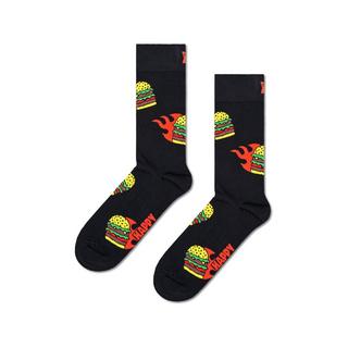 Happy Socks 2-Pack Blast Off Burger Socks Gift Set Chaussettes hauteur mollet 