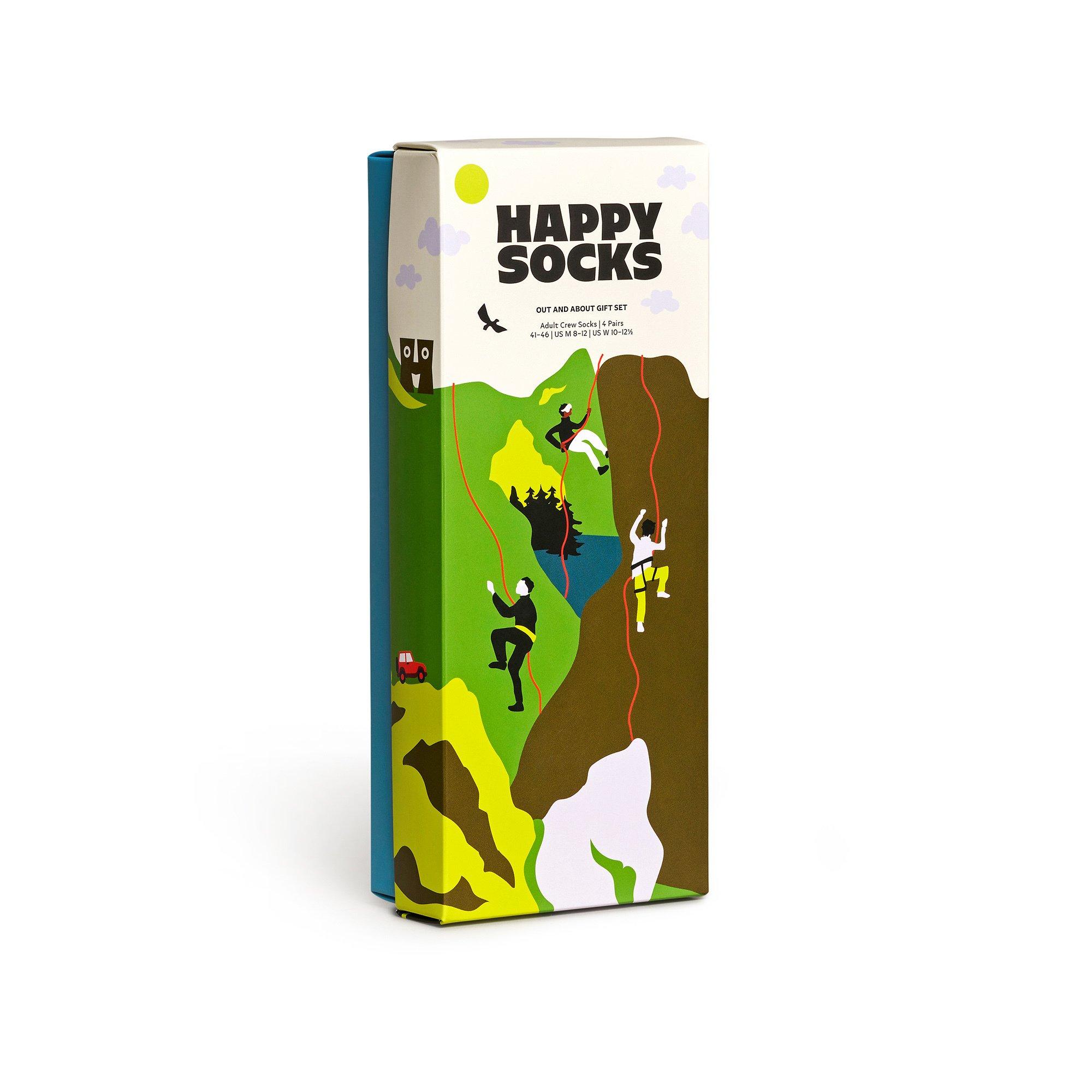 Happy Socks 4-Pack Out And About Socks Gift Set Gambaletti 