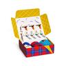 Happy Socks 3-Pack Downhill Skiing Socks Gift Set Multipack, chaussettes 