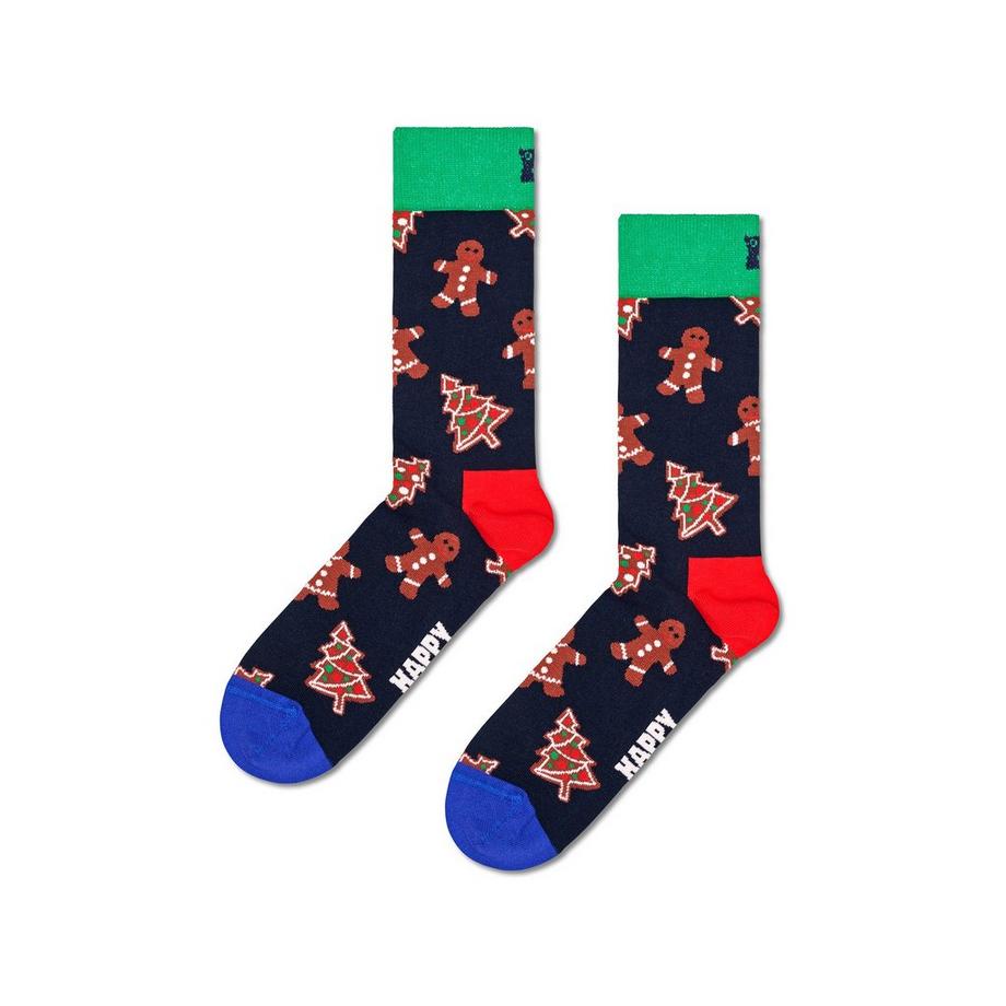 Happy Socks Gingerbread Cookies Chaussettes Hauteur Mollet Coffret Cadeau  