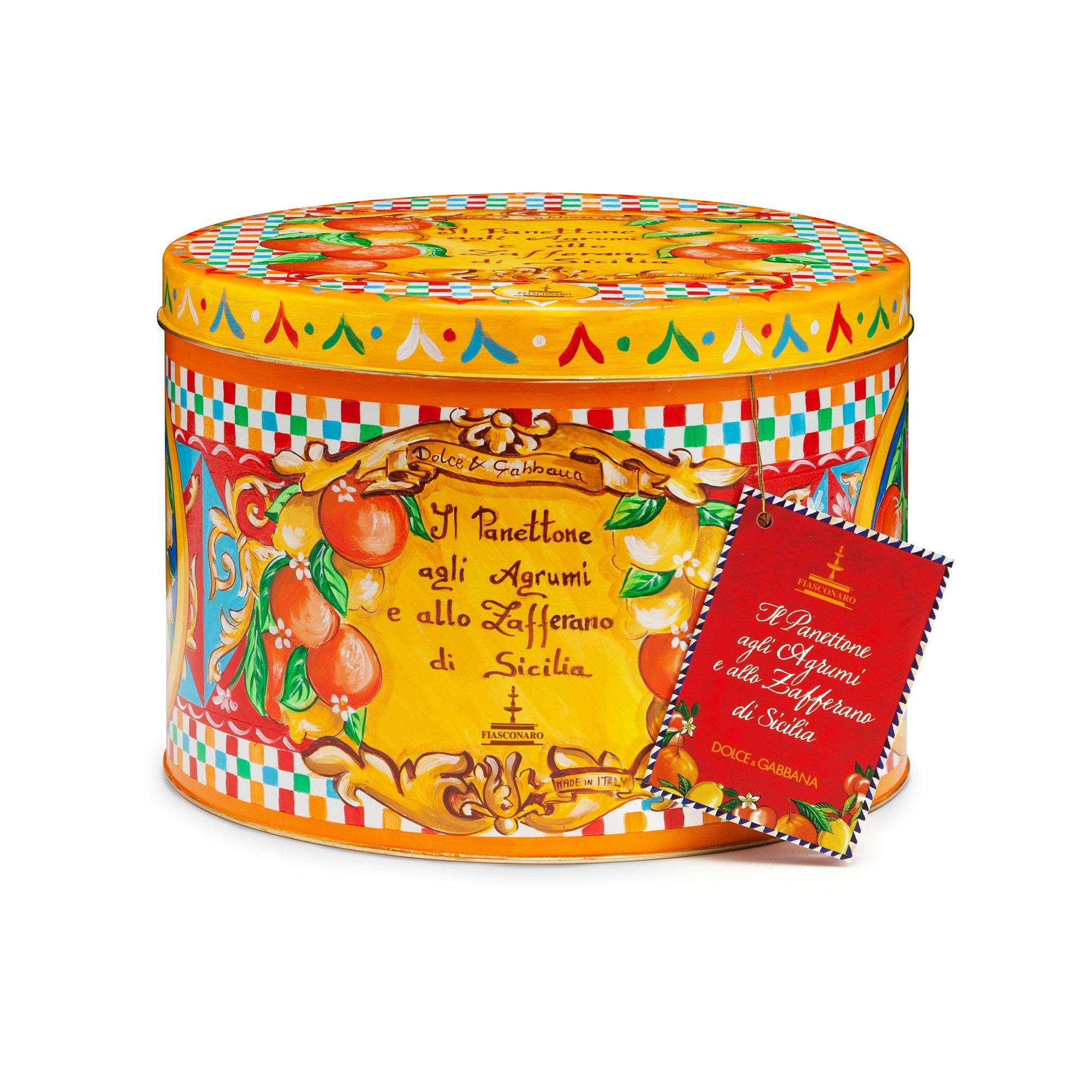 DOLCE&GABBANA XMAS Dolce & Gabbana Panettone agli Agrumi e allo Zafferano di Sicilia 