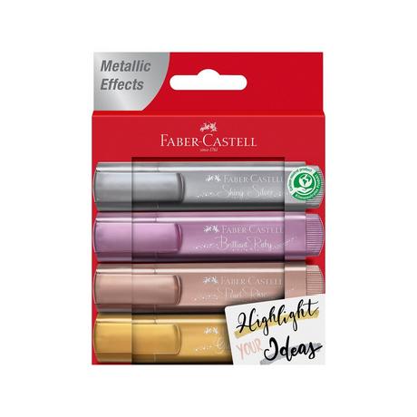 Faber-Castell Set de surligneurs TL 46 Metallic 