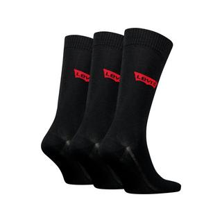 Levi's® LEVIS REGULAR CUT BATWING LOGO RECYCLED COTTON 3P Lot de 3 paires de chaussettes, hauteur mollet 