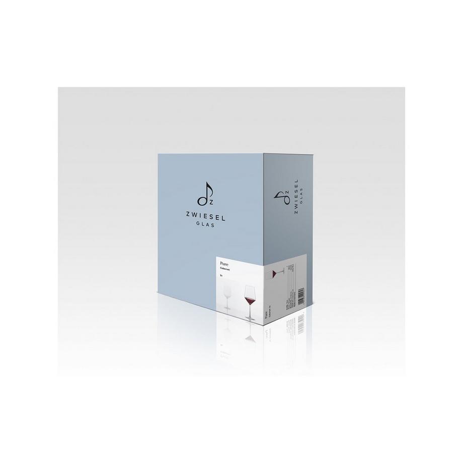 Zwiesel Glas Rotweinglas, 2 Stück Pure 