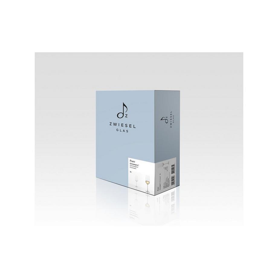 Zwiesel Glas Bicchiere da champagne 2 pezzi Pure 