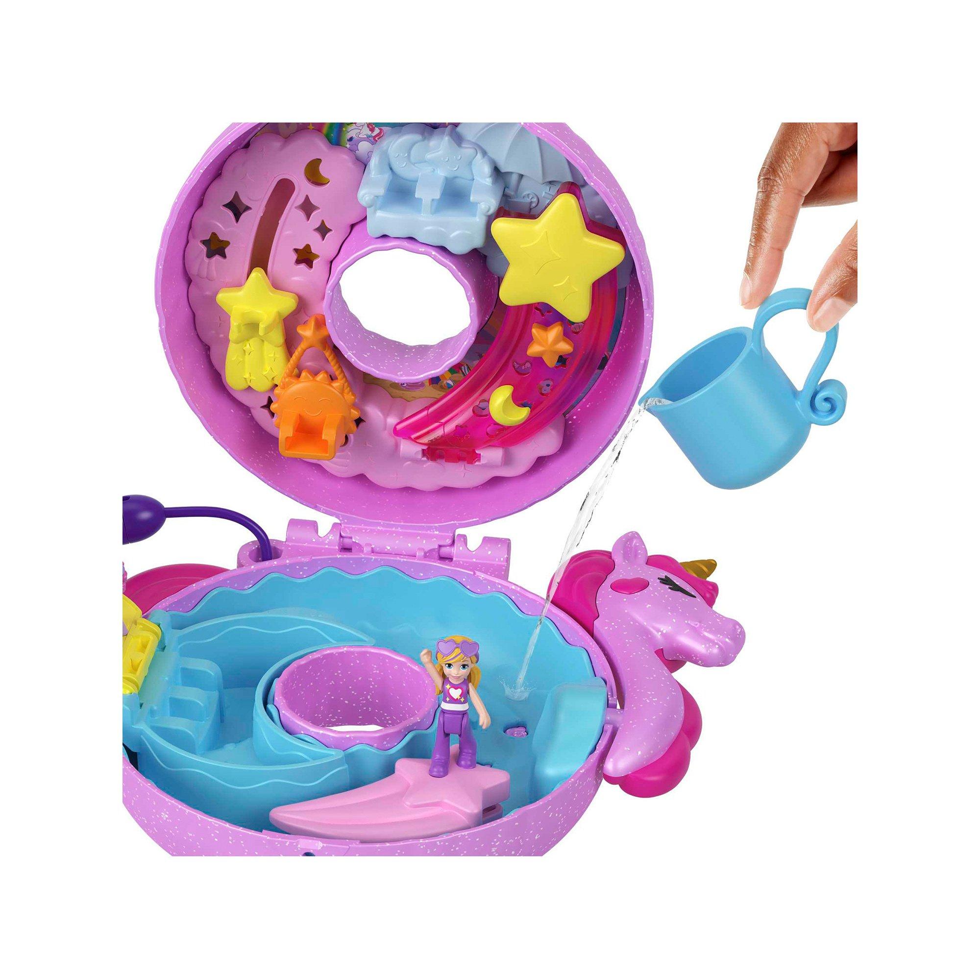 polly pocket  Coffret Fête de la piscine licorne 