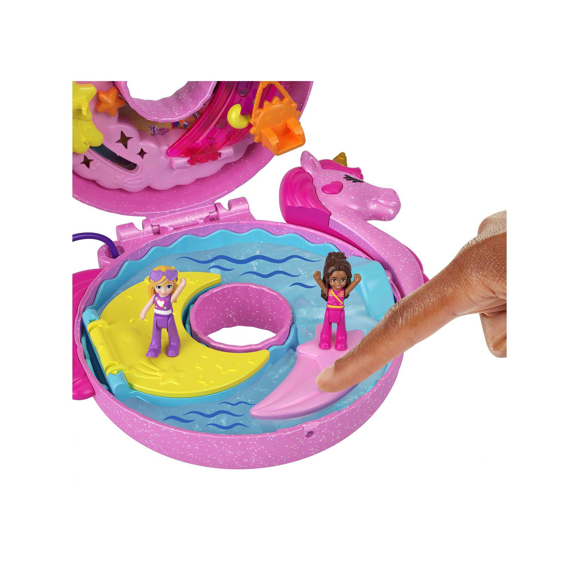 polly pocket  Coffret Fête de la piscine licorne 