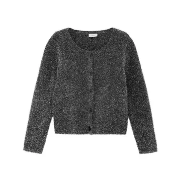 Lange Strickjacke, langarm