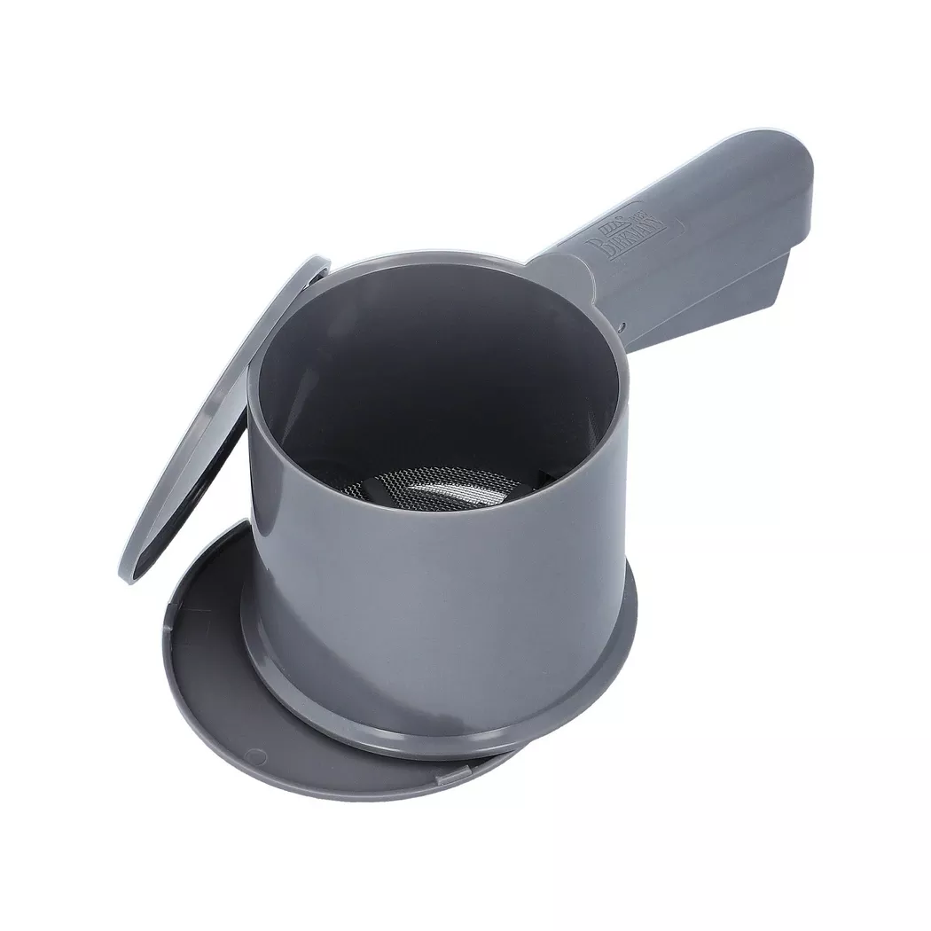 BIRKMANN - Mehlschüttelsieb, 10cm, Anthrazit