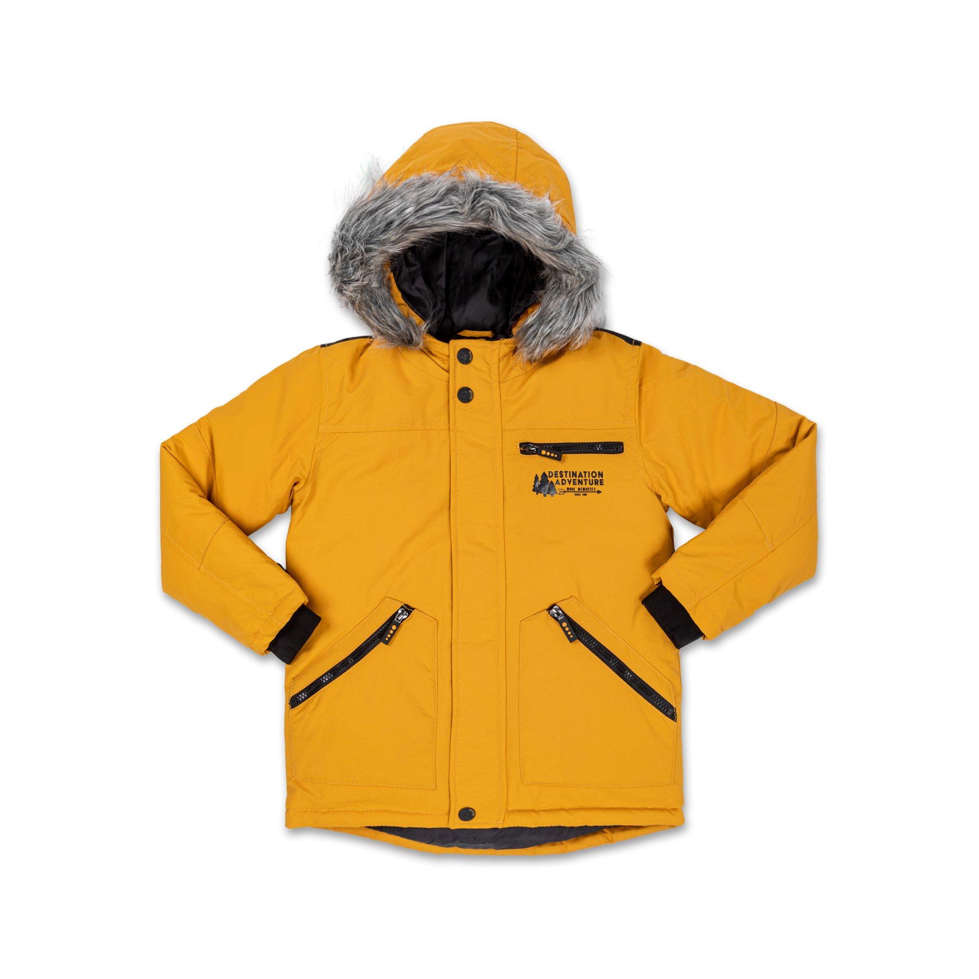 Image of Parka Jungen Senfgelb 104-110