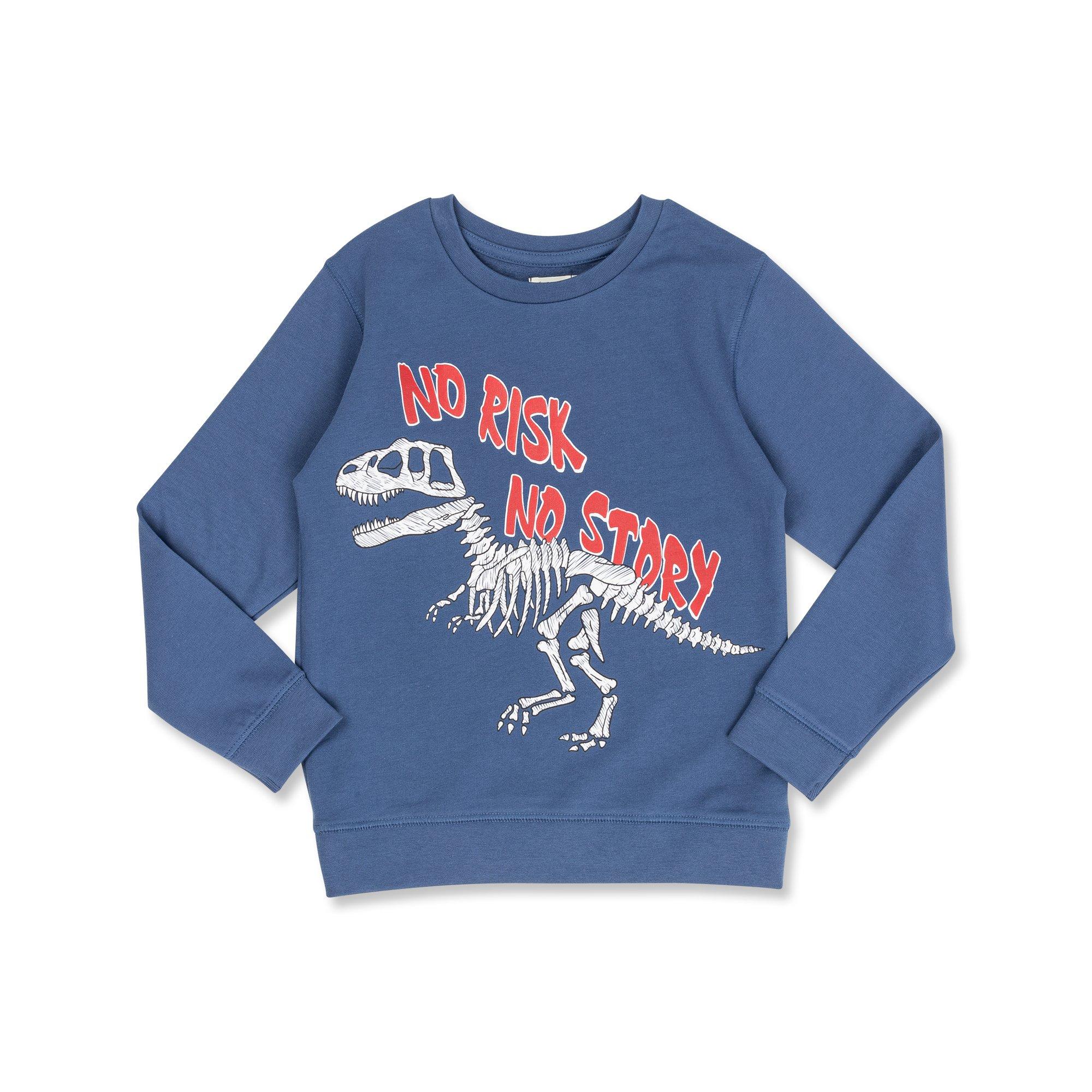 Image of Sweatshirt Jungen Mittelblau 104-110