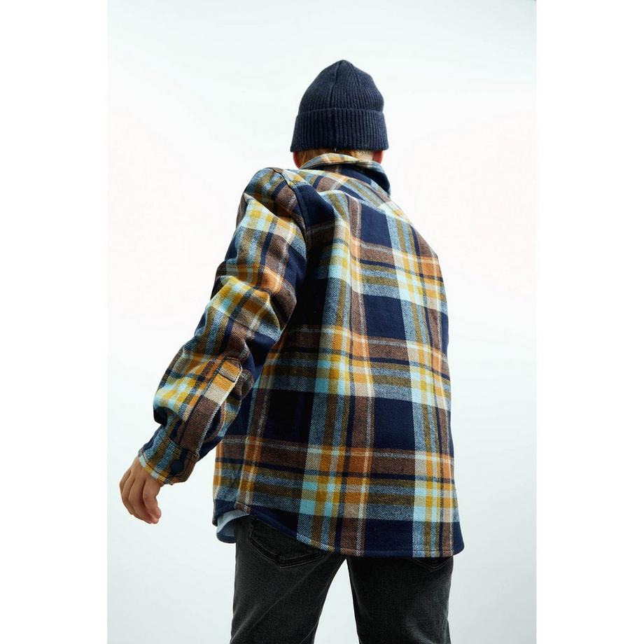 Sfera SOBRECAMISA FORRADA CUADROS F Camicia a maniche lunghe 