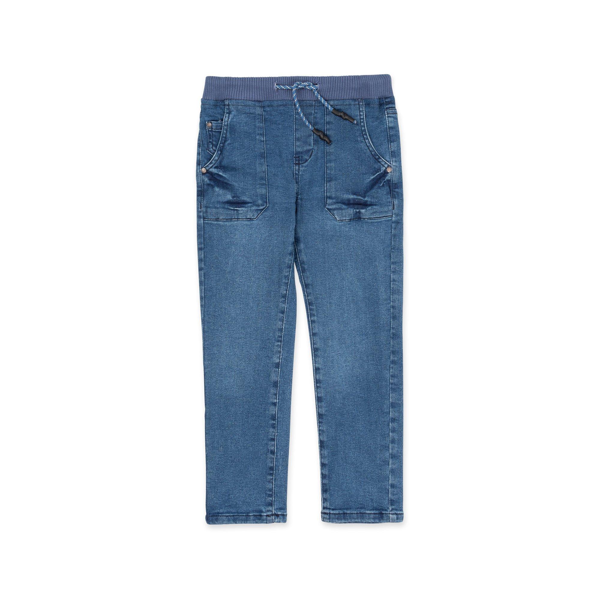 Image of Hose Jungen Mittelblau 104-110