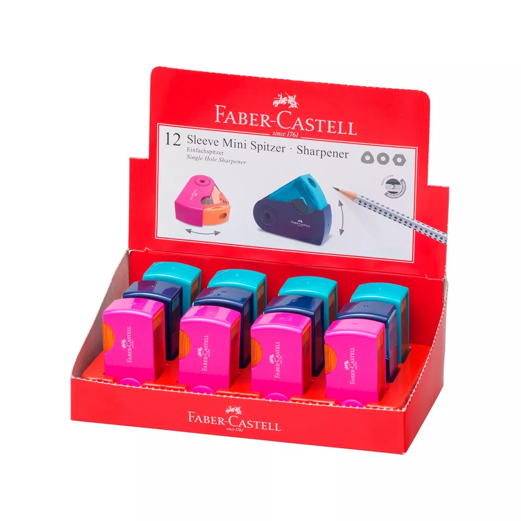 Faber-Castell - Spitzer, 5.3X2.5X2CM, Sortierte Farben