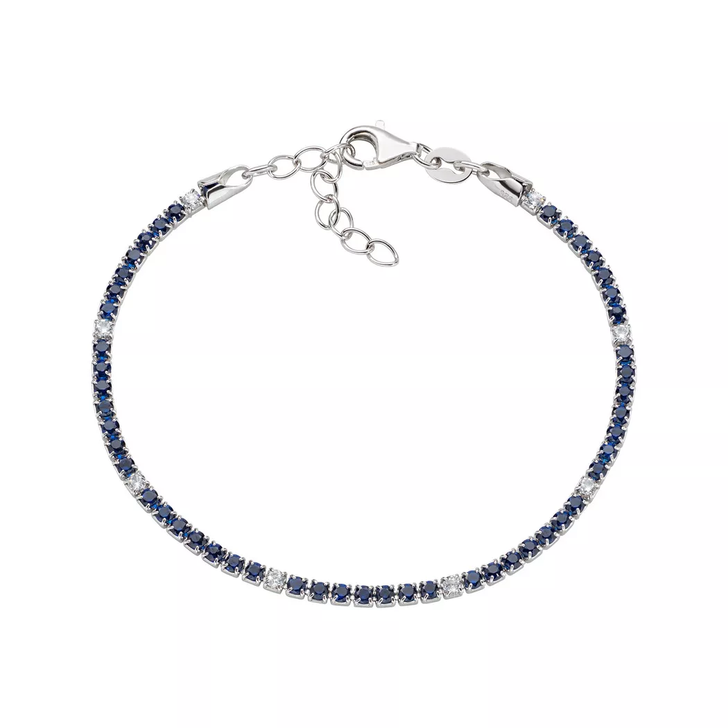 Amen - Armband, Tennis, 16+3CM, Silber 2