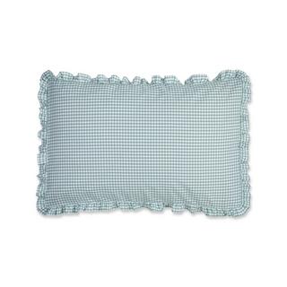 Manor Signoria Taie d'oreiller à carreaux avec volants  