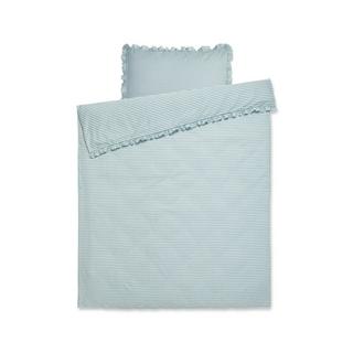 Manor Signoria Taie d'oreiller à carreaux avec volants  