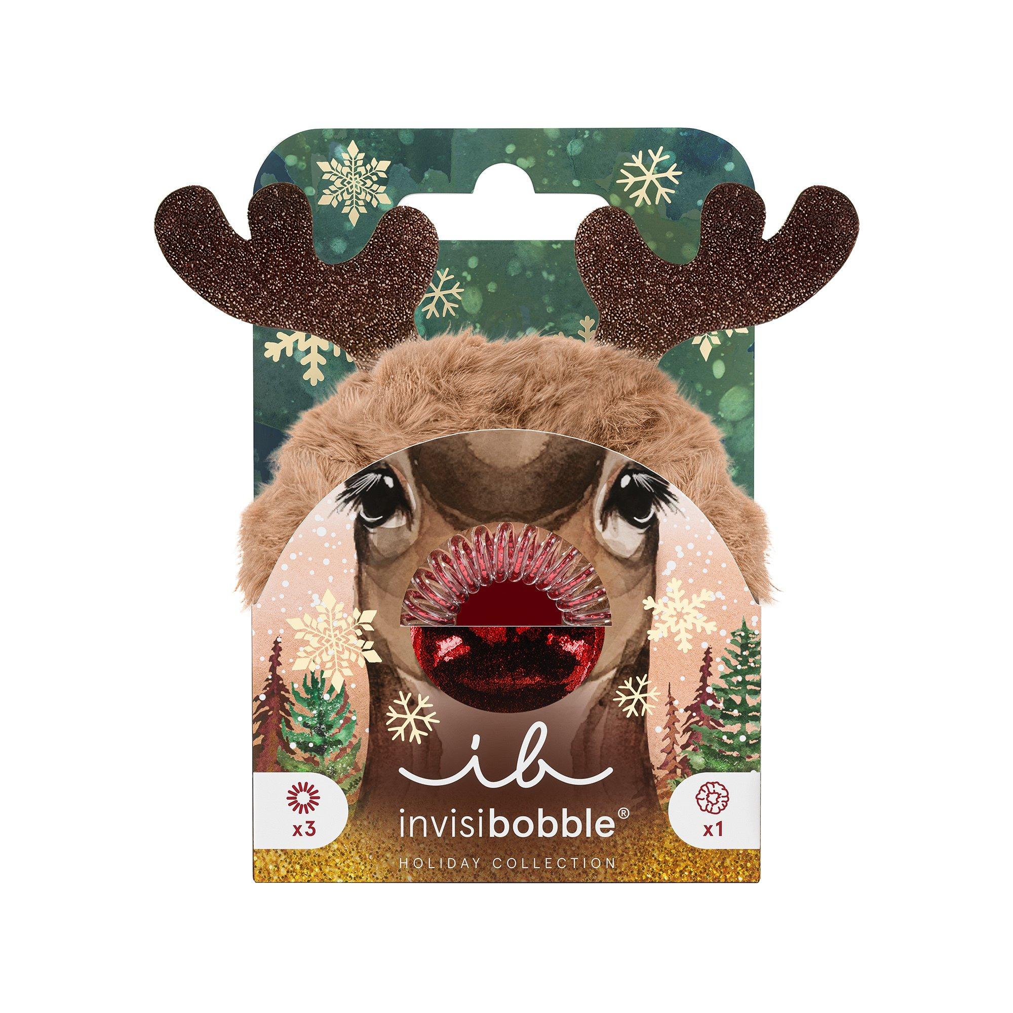 Image of Sprunchie + Original Red Nose Reindee Unisex Multicolor Set