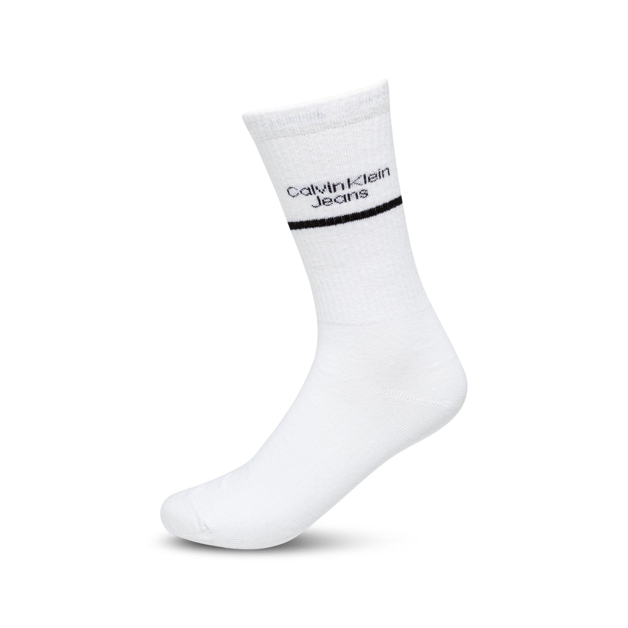 Calvin Klein Logo Stripe Chaussettes Mollet Multipack  