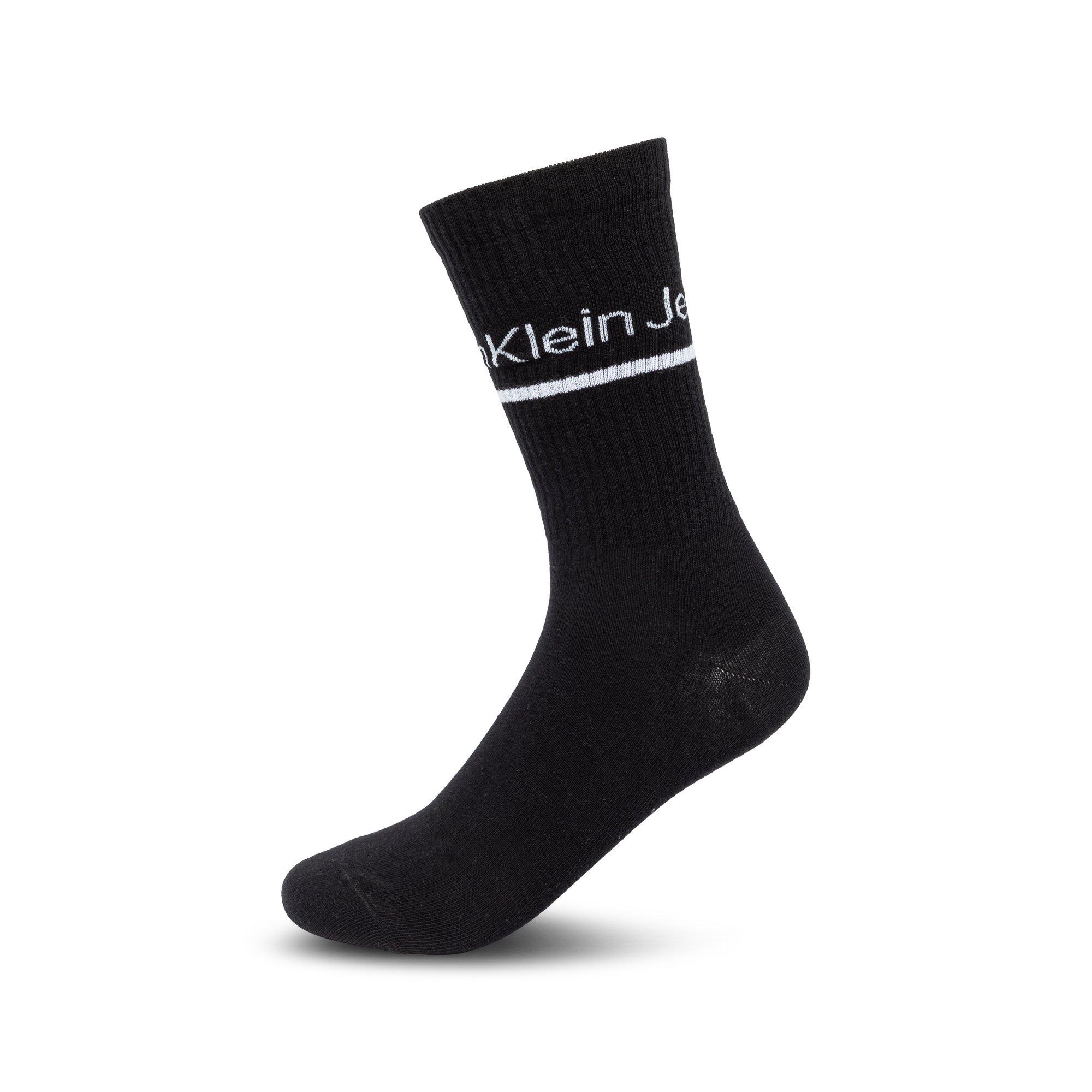 Calvin Klein Logo Stripe Chaussettes Mollet Multipack  