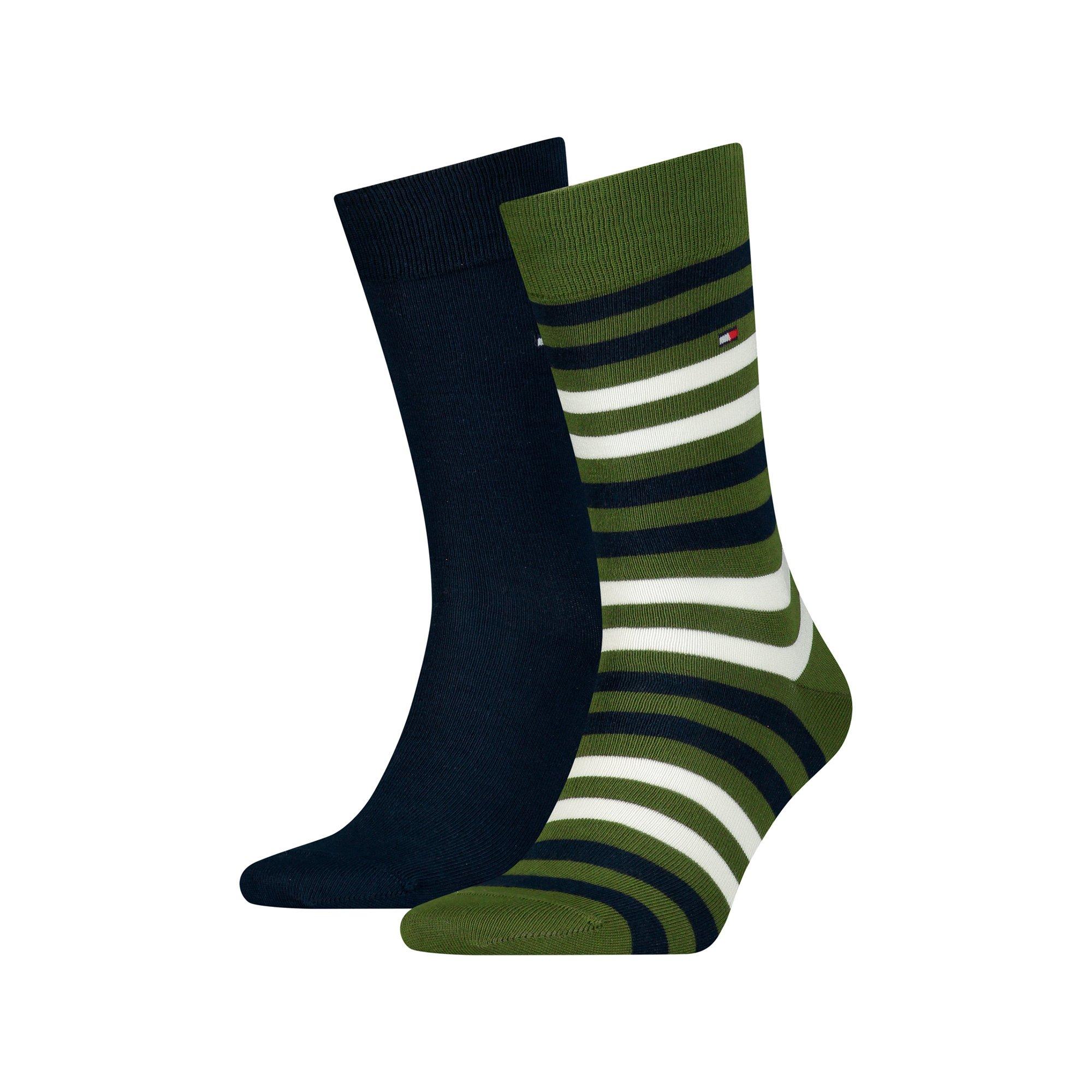 tommy-hilfiger-duopack-wadenlange-socken-th-men-duo-stripe-sock-2p