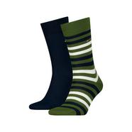 TOMMY HILFIGER Duopack Wadenlange Socken TH MEN DUO STRIPE SOCK 2P 