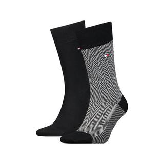 TOMMY HILFIGER TH MEN SOCK 2P HERRINGBONE Gambaletti, 2-pack 