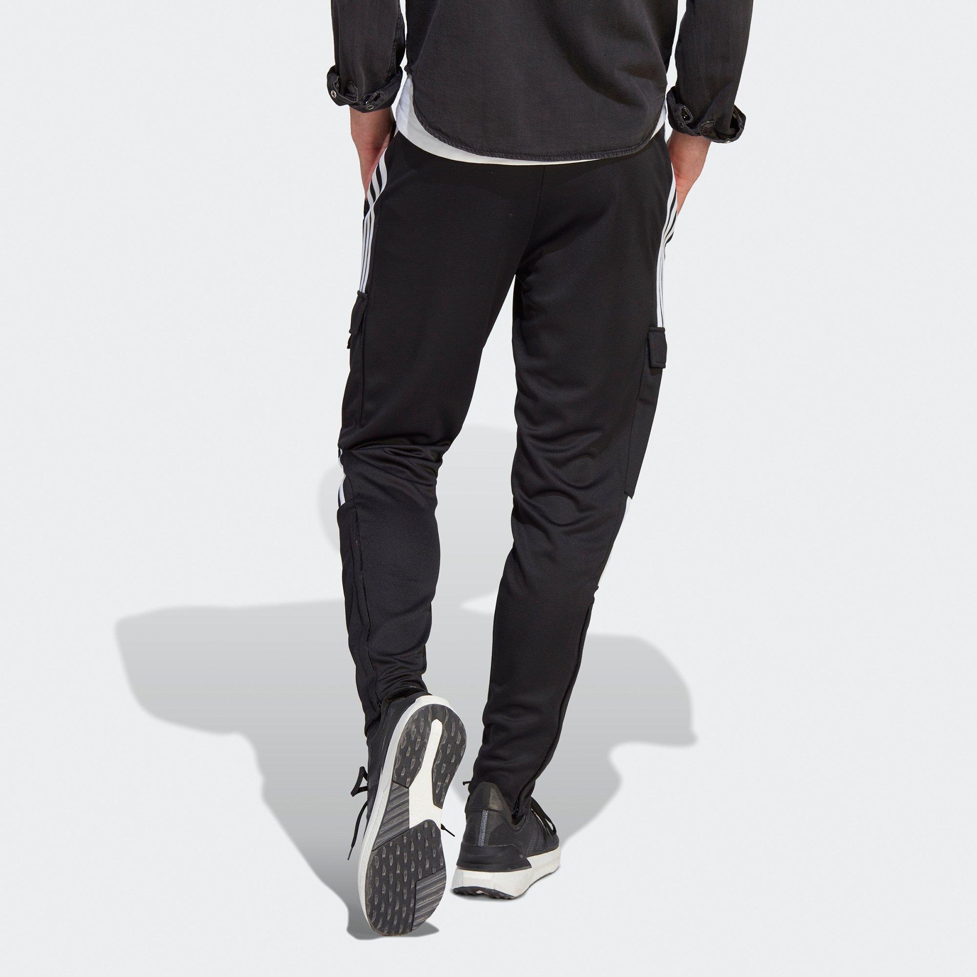 adidas TIRO CARGO P BLACK/WHITE Pantalon cargo, Regular Fit 