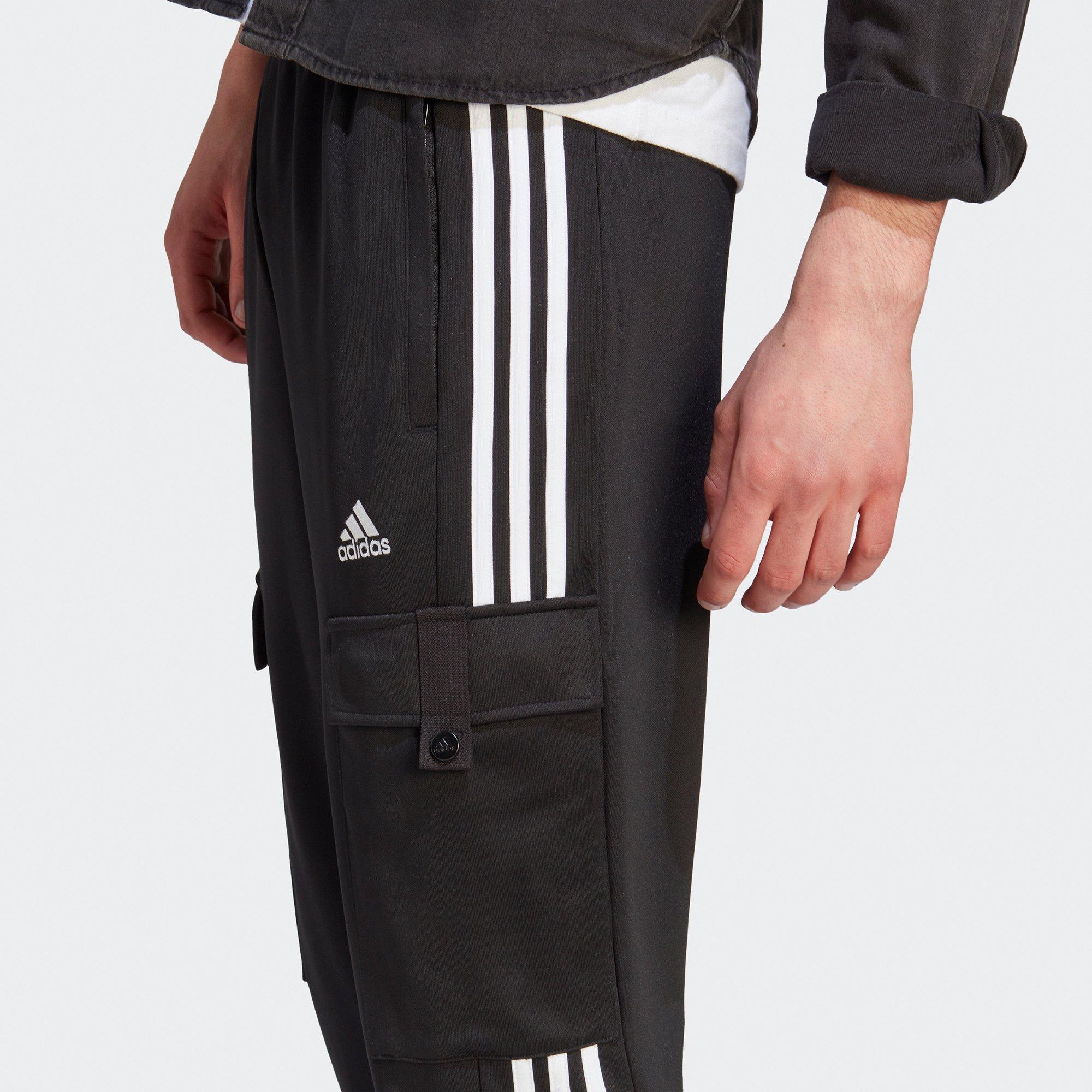 adidas TIRO CARGO P BLACK/WHITE Pantalon cargo, Regular Fit 