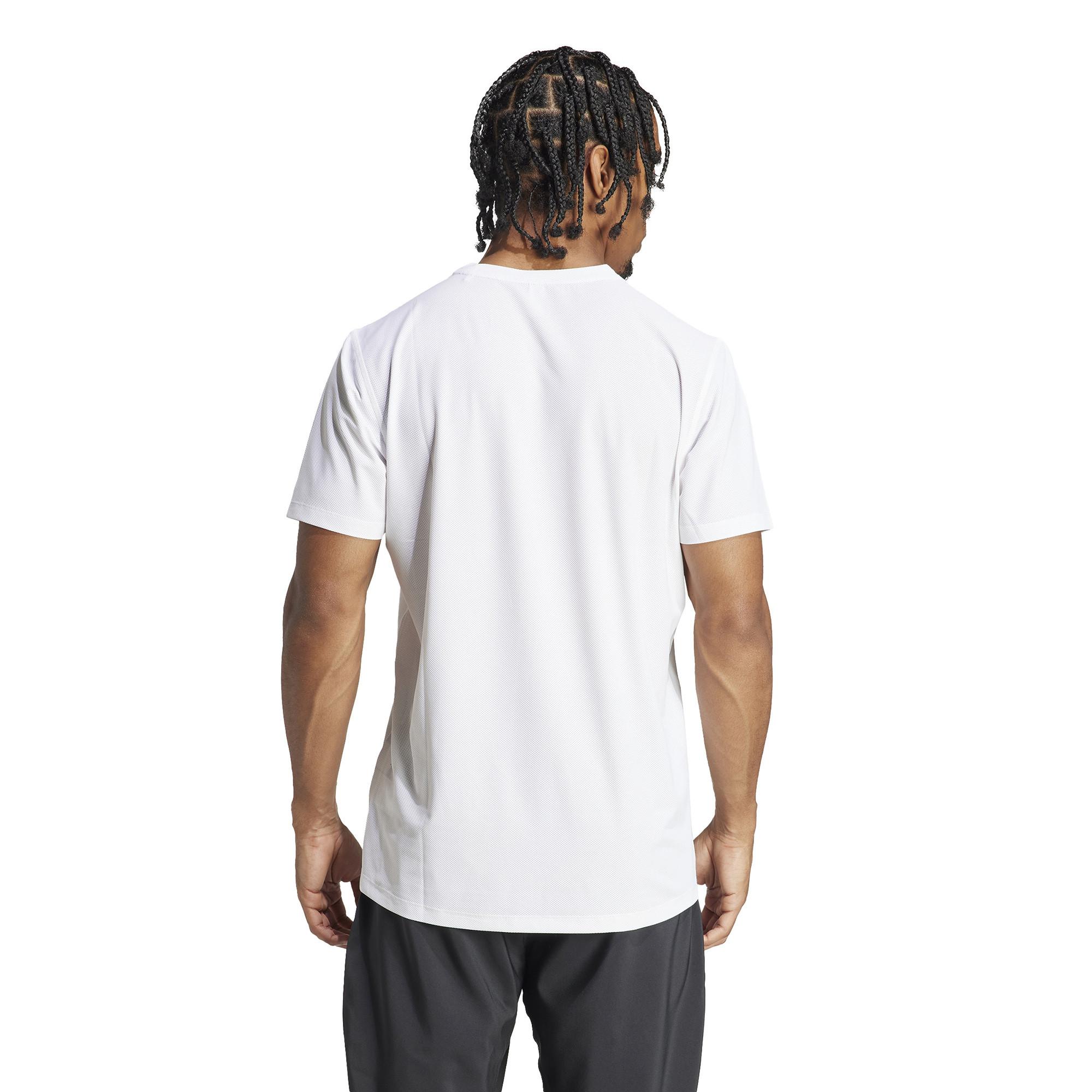 adidas OTR B TEE WHITE T-shirt girocollo, maniche corte 
