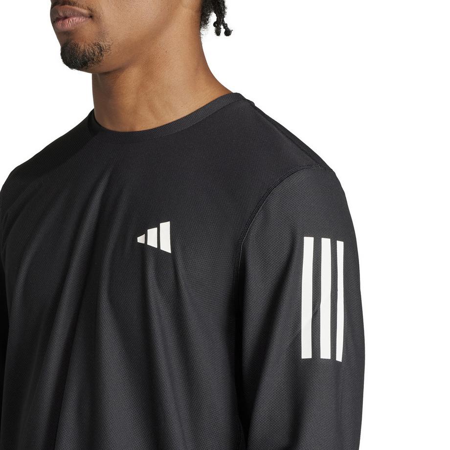 adidas OTR B LS BLACK T-shirt, col rond, manches longues 