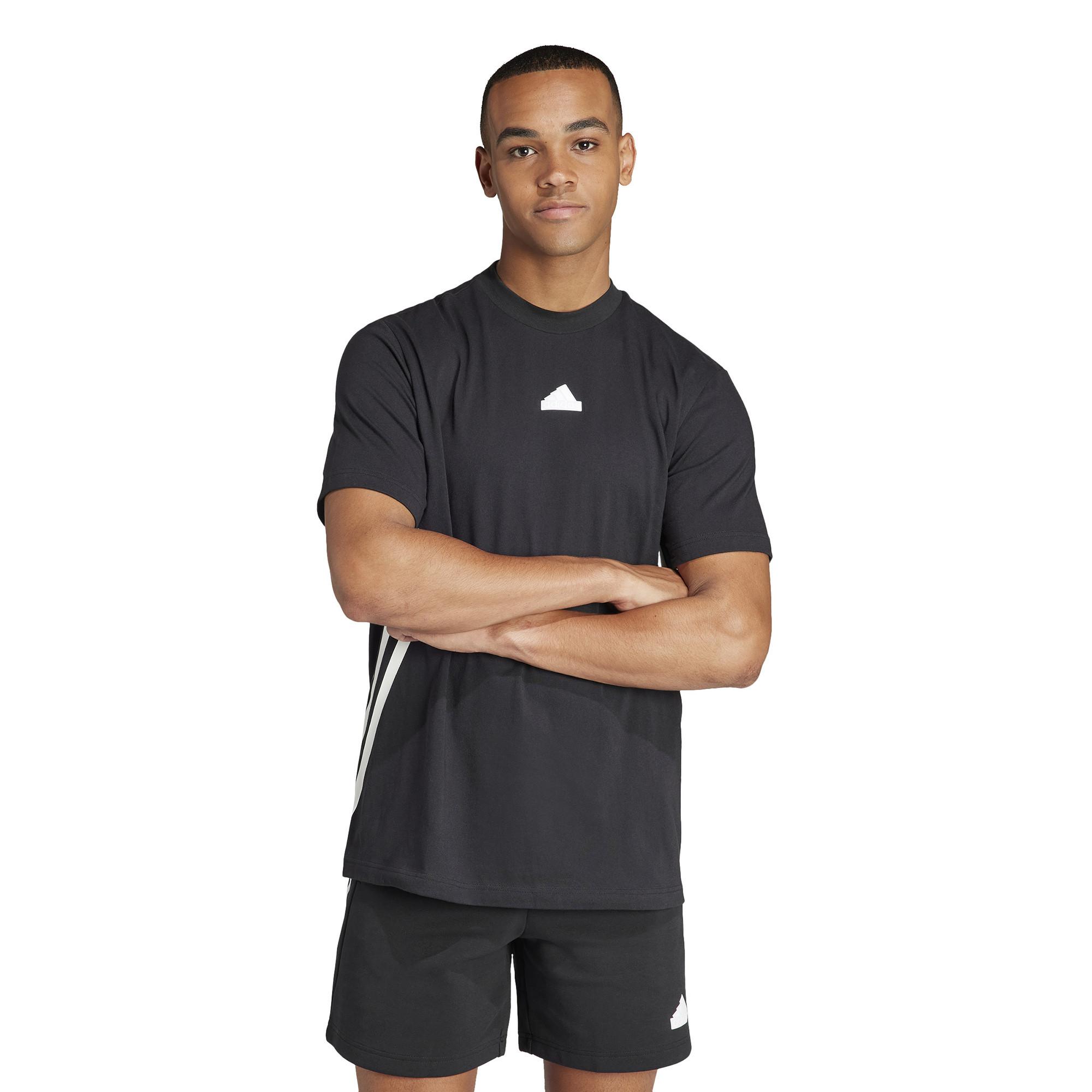 Image of adidas T-shirt, Rundhals, Kurzarm Herren Black S