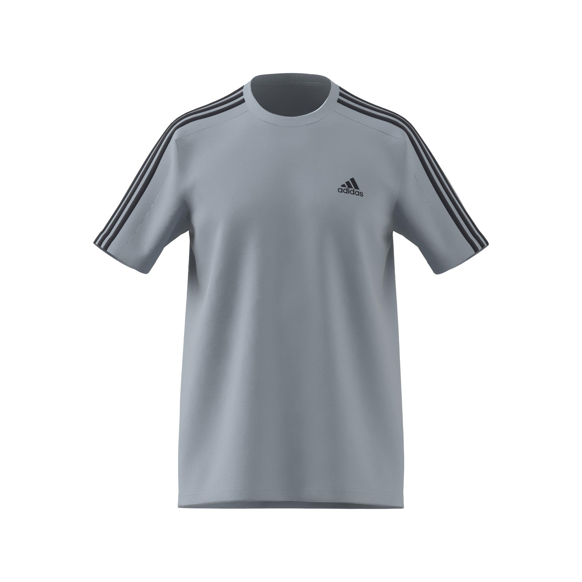 adidas 3S SJ T online T-Shirt, kaufen WONBLU - | MANOR Rundhals, kurzarm